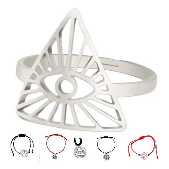Anillo Acer Trinidad+ Ojo Dios Poderoso Simbolo Protect R525