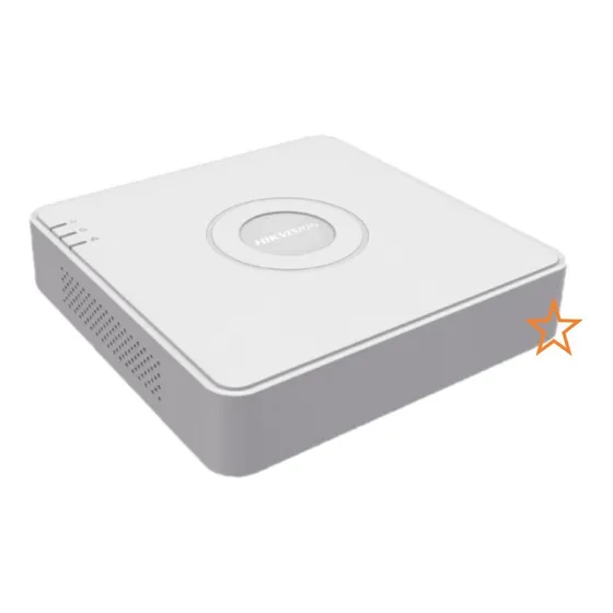 Hikvision Dvr 8ch +2ip 1080p Lite Pentahybrid Coaxitron TurboHD Acusense Lite Evite alarmes falsos Fácil instalação 1 compartimento de disco rígido H.265+ 1 canal de áudio Saída de vídeo Full HD