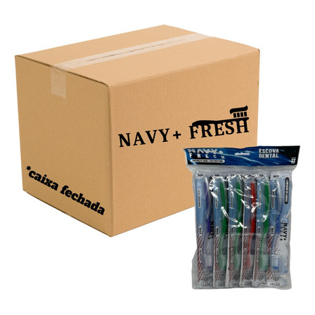 Caixa Master Escova Dental Adulta C/720 Unidades Navy + Caixa Master Escova Dental Adulta C/720 Unidades Navy +