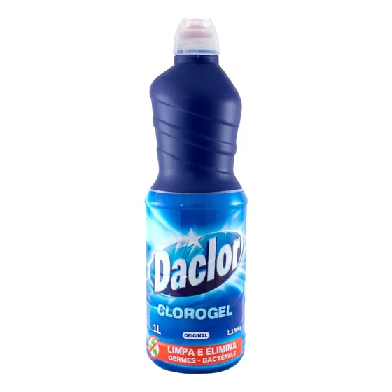 Cloro Em Gel Daclor 1 Litro Original Limpeza Pesada