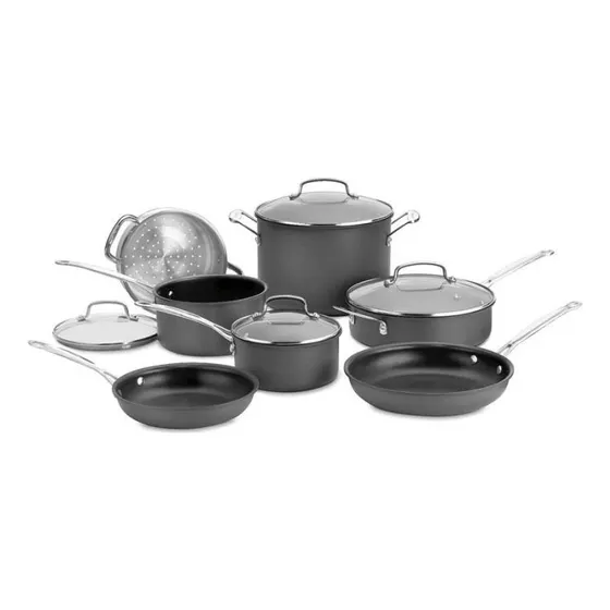 Juego De Ollas Chef's Classic 11 Piezas Negro Cuisinart