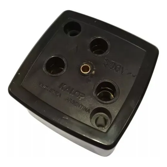 Base Toma Industrial 3x 32a + Tierra Trifasico P/ Capsulada