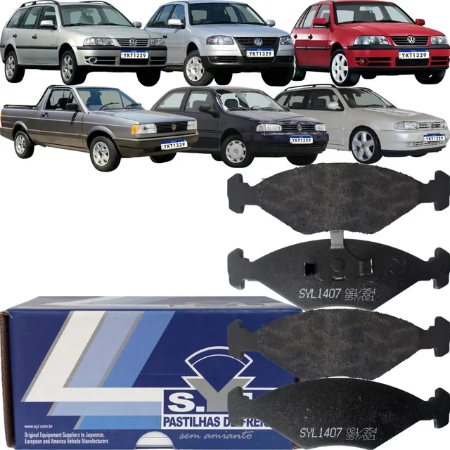 Pastilha De Freio Dianteira Syl Gol G3 G4 Parati Saveiro