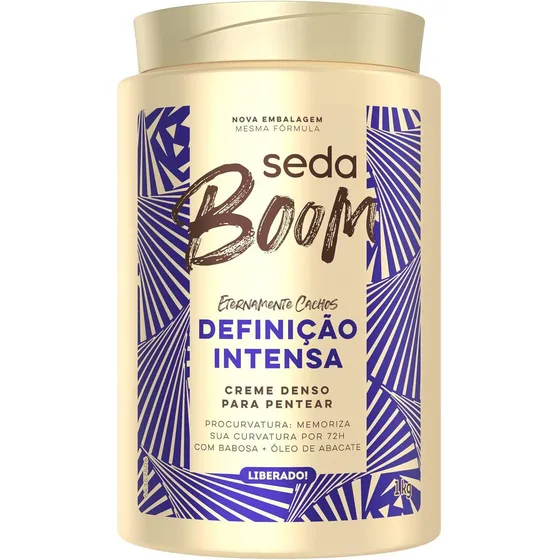 Creme para pentear Seda Boom Definição Intensa 1kg