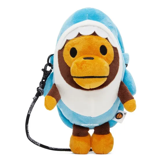 Mochila Bape Porta Celular Tiburón Bolso Baby Milo Shark Marrón Cangurera Hombre, Cangurera Deportiva, Mochila Cangurera,cangureras Para Hombres,crossbody, Bolso Hombre