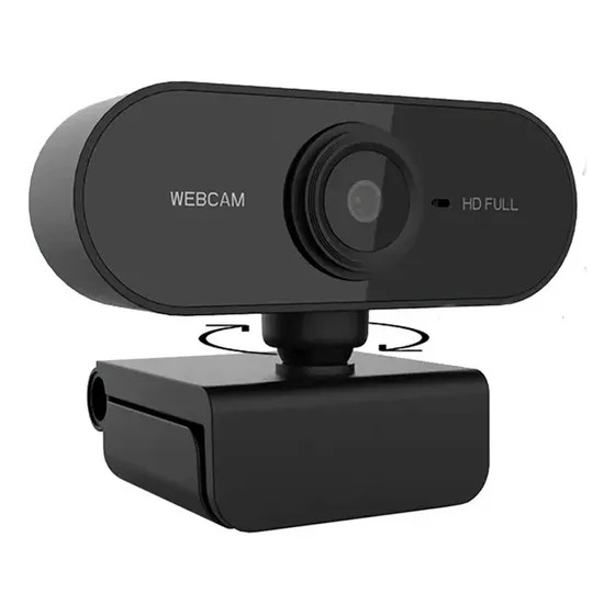 Webcam Full Hd Cor Preto