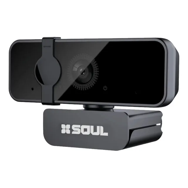 Camara Web Webcam Full Hd 1080 Skype Zoom Microfono Soporte Color Negro