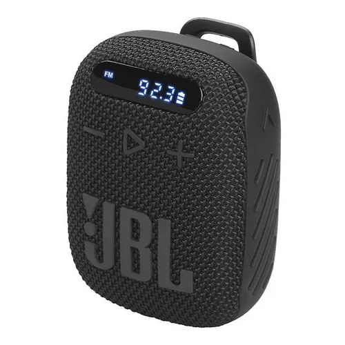 Parlante Jbl Wind 3 Bici Moto Bluetooth Micro Sd Y Radio Fm Voltaje 127v Color Negro