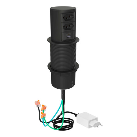 Torre Tomada Automática C/indução 15w 2 Tomadas E Usb Tr03aw Torre Tomada Automática C/indução 15w 2 Tomadas E Usb Tr03aw
