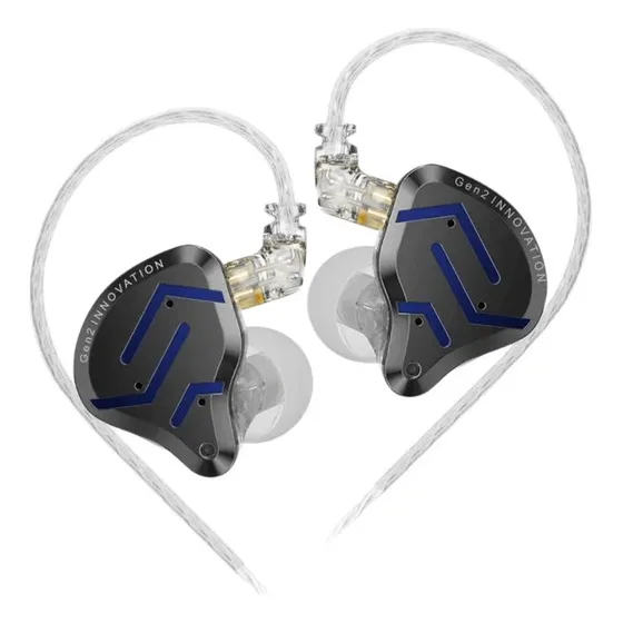 Kz Zsn Pro 2 Gamer  Fone In-ear Hi-fi Sem Mic