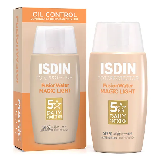 Protector solar Isdin Fusion Water Magic 50FPS en crema 50mL