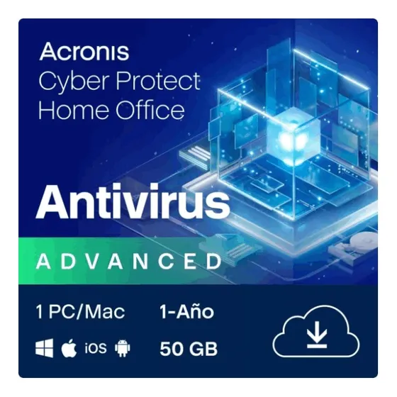 Acronis Cyber Protect Home Office Advanced  1 Pc  1 Año