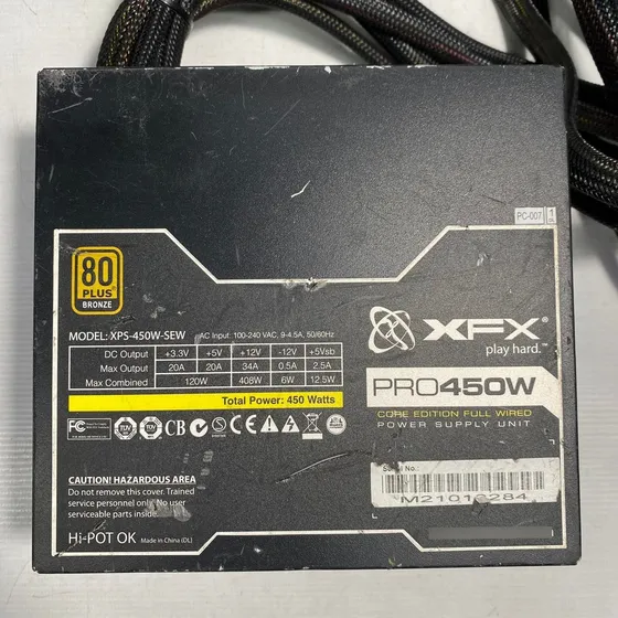 Fonte Real Xpx Mod: Xps-450w-sew 24p 450w 80plus Sata Atx