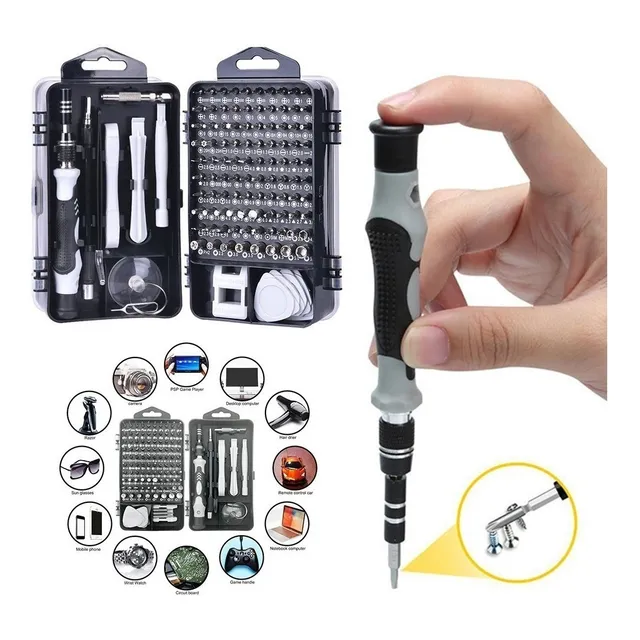 Kit Herramientas Juego Precision Destorn 115 En 1 Celulares