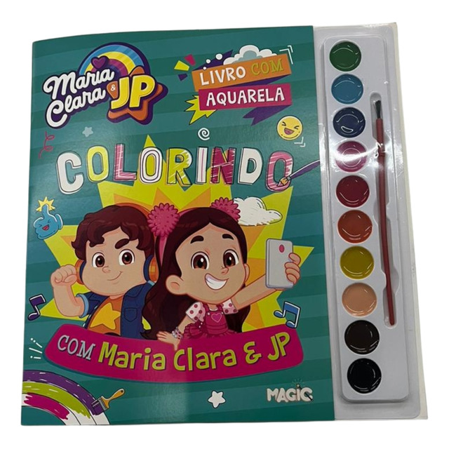 Colorindo Com Maria Clara E Jp: Livro Com Aquarela, De Maria Clara E Jp. Maria Clara E Jp,... Colorindo Com Maria Clara E Jp: Livro Com Aquarela, De Maria Clara E Jp. Maria Clara E Jp,...