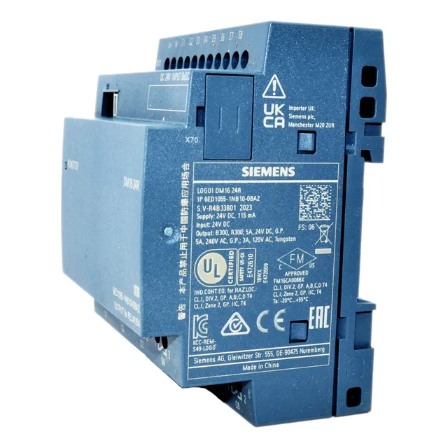 Siemens Logo! Dm16 24r 8 Di/8 Do - 6ed1055-1nb10-0ba2