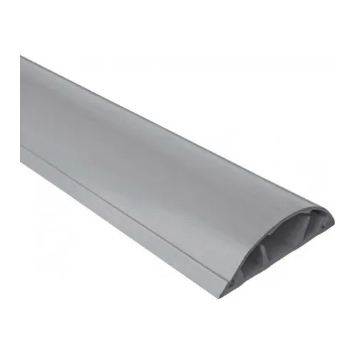 Canaleta De Piso 70x20 Con Adhesivo 2mts Gris
