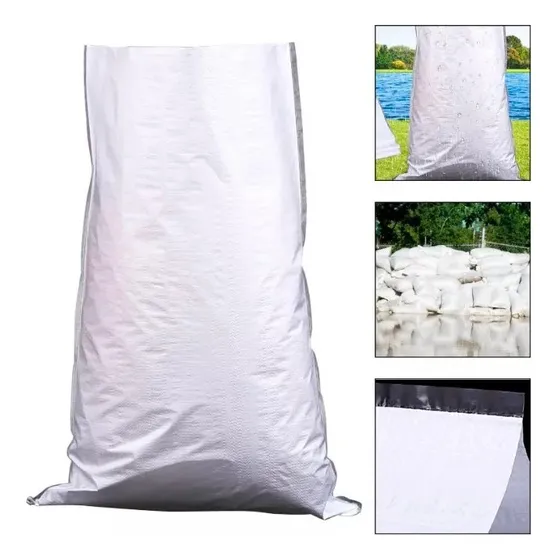 Pack 4u Saco Para Escombros Basura Blanco