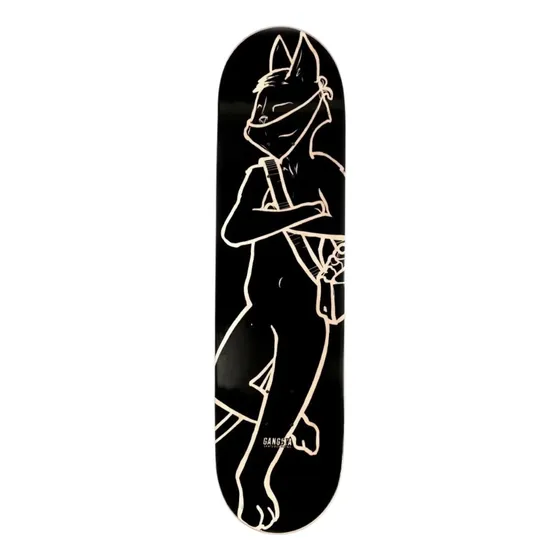 Tabla Skate Patineta Gangsta Catgrafer 8.5 Negro