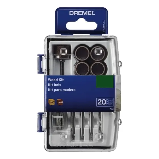 Kit 20 Acc Dremel Micro Kit Madera