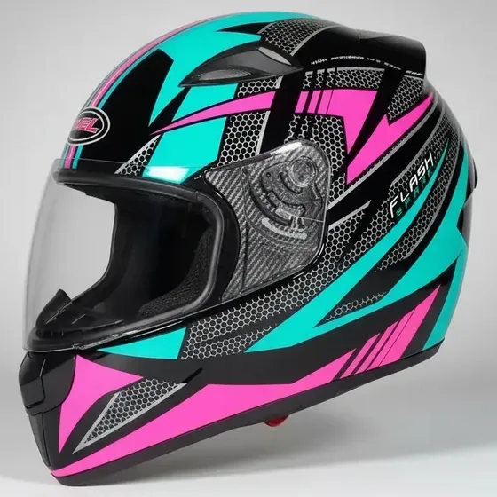 Capacete Feminino Tiffany Ebf Spark Flash Fechado 58 — foto 2