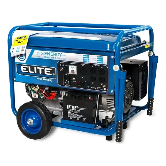 Planta Portátil Gasolina 6.5kw 110v Elite 2g65