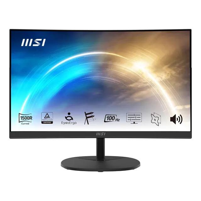 Monitor Curvo 24 Msi Pro Mp2412c 1ms 100hz Fhd Va Altavoces