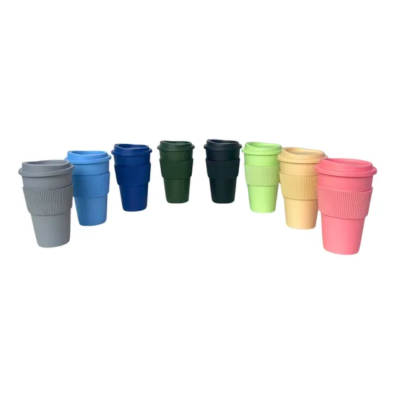 Vaso Térmico Con Faja Tapa Café Starbucks Colores Bazarshop