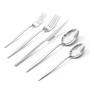 Kingstone Juego De Cubiertos De 30 Piezas De Acero Kingstone Juego De Cubiertos De 30 Piezas De Acero