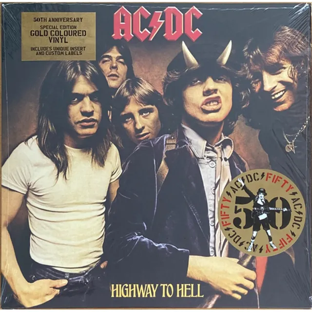 Ac/dc Highway To Hell 50th Anniversary Gold Edition Vinilo