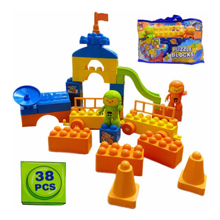 Bolsa Bloque De Construcción Astronauta Juguete 38pzs Bolsa Bloque De Construcción Astronauta Juguete 38pzs