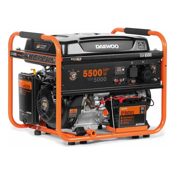 Grupo Electrogeno Generador Gasolina Daewoo Gda6500e 5kw Csi