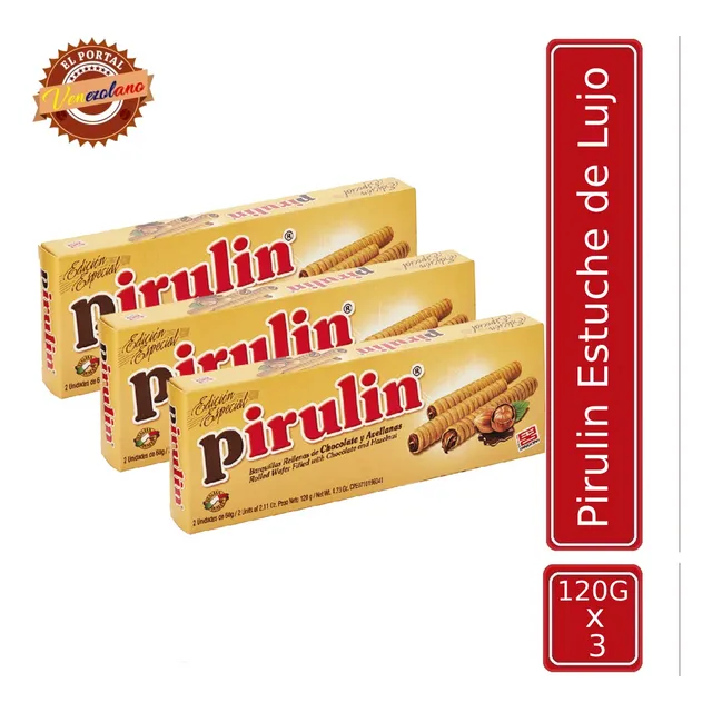 Pirulin Estuche Venezuela X 3
