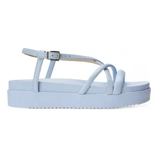 SandĂĄlia Casual Feminina Flatform Com Tiras Ramarim SandĂĄlia Casual Feminina Flatform Com Tiras Ramarim