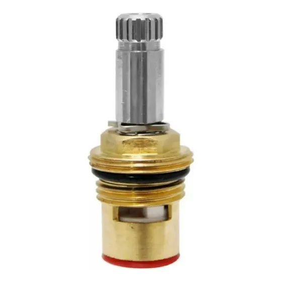 Reparo Cartucho Cerâmico M18 1/4 Volta Direito 16 Estrias Cor Dourado
