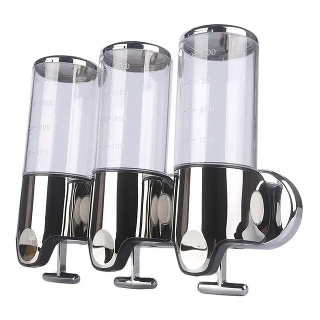 Dispenser Triple De Pared.- Jabón Liquido,crema,gel,3x500ml