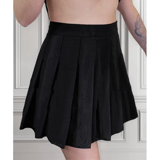 Pollera Tableada Tennis Skirt Tiro Alto 