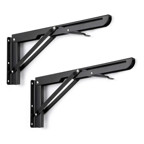 Soportes Plegables Y Resistentes Para Estantería, Escuadras 