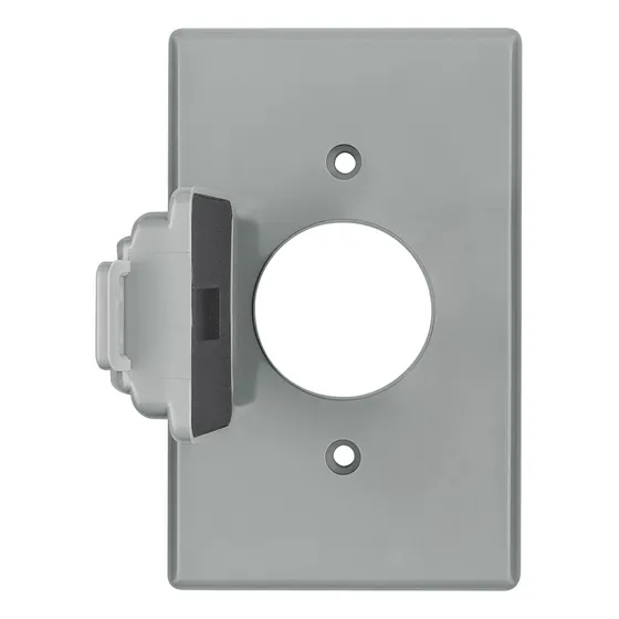 Placa Contacto Redondo, Policarbonato,p/intemperie, Standard