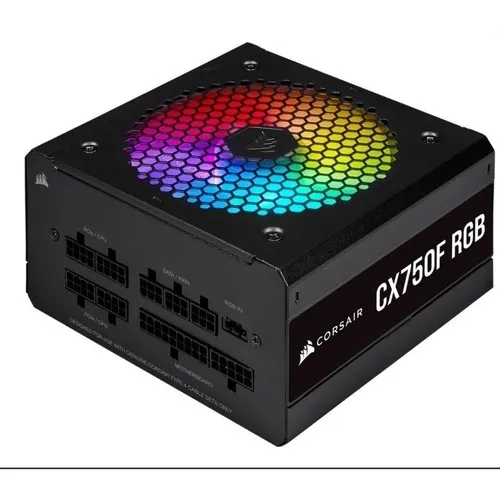 Fuente de alimentación para PC Corsair CX Series CX750F RGB 750W blanca 220V