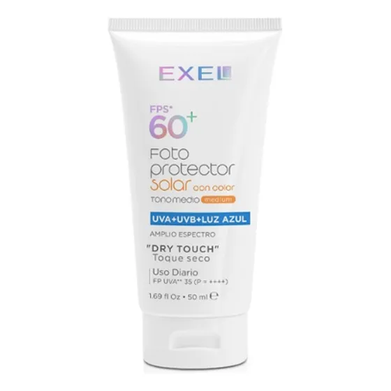 Exel Fotoprotector Solar Fps 60. Uva + Uvb + Luz Azul M 50ml