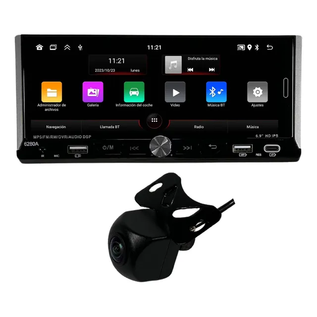 Estereo Multimedia  Android 13 Carplay Android Auto + camara