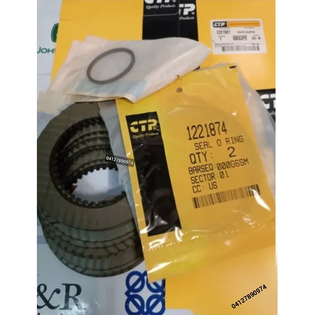 Discos Y Sellos Transmisión Caja Retro Caterpillar 416d