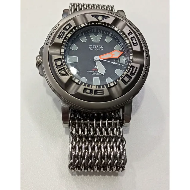 Reloj Citizen Eco-drive Ecozilla Titanium Completo Negro Titanio Negro