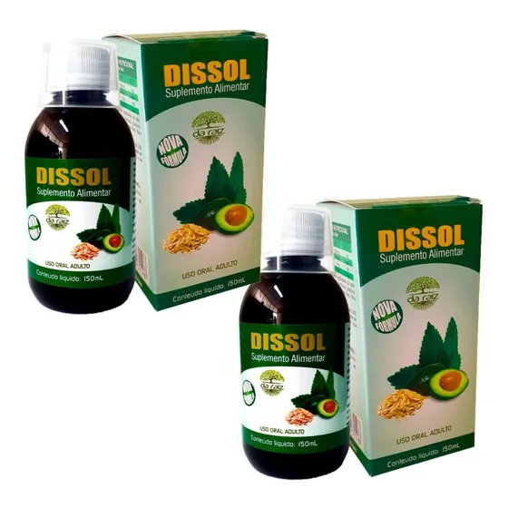 Kit 2x Dissol Suplemento Líquido 150ml - Phytoviver