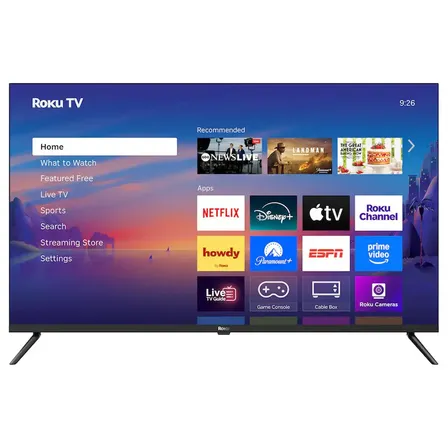 Pantalla Smart Tv 43 Pulgadas Roku Select Series Resolución 4k Ultra Hd (3840 X 2160) Sistema Operativo Roku Tv 43r4c5 Hdr 10+ Dolby Audio Wi-fi Bluetooth