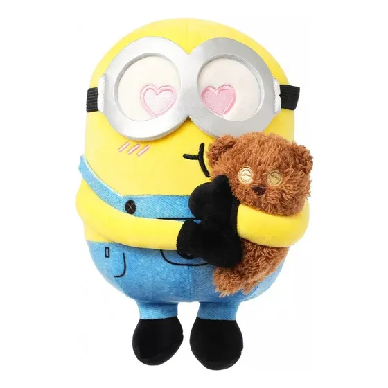 Peluche Miniso Minions Bob Con Tim Bear, Regalo Perfecto