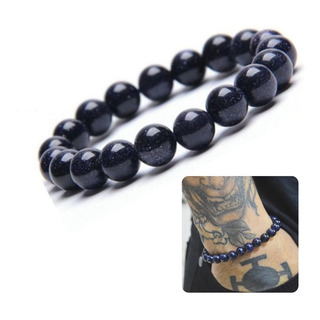 Pulseira Masculina De Pedra Estrela Azul Silicone Resistente Pulseira Masculina De Pedra Estrela Azul Silicone Resistente