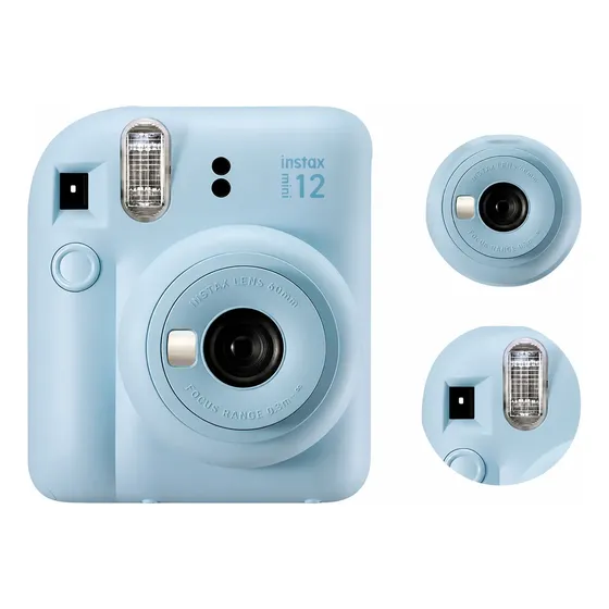 Câmera Instantânea Fujifilm Instax Mini 12 Azul Candy Fotos