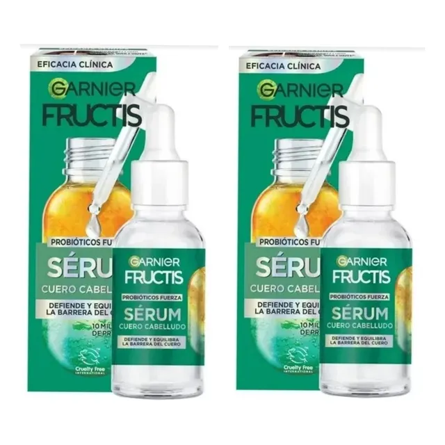 Kit 2 Pz Serum Garnier Fructis Probióticos Cuero Cabelludo